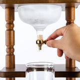 YAMA 6-8 CUP COLD DRIP MAKER STRAIGHT WOOD FRAME (32OZ)