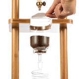 YAMA 6-8 CUP COLD DRIP MAKER STRAIGHT WOOD FRAME (32OZ)